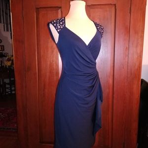 Maggy London Navy Cocktail Dress - Size 6